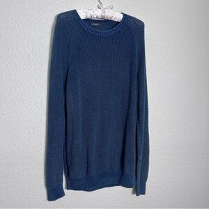 J McLaughlin Dusty Blue Long Sleeve Knit Sweater‎ Size Medium